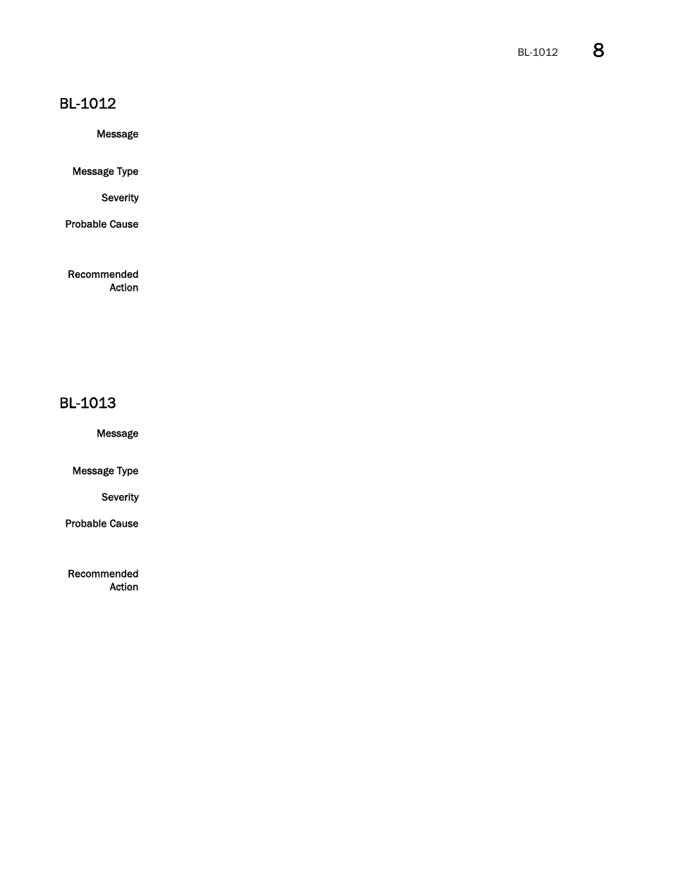 Bl-1012, Bl-1013 | Brocade Network OS Message Reference v4.1.1 User Manual | Page 121 / 478