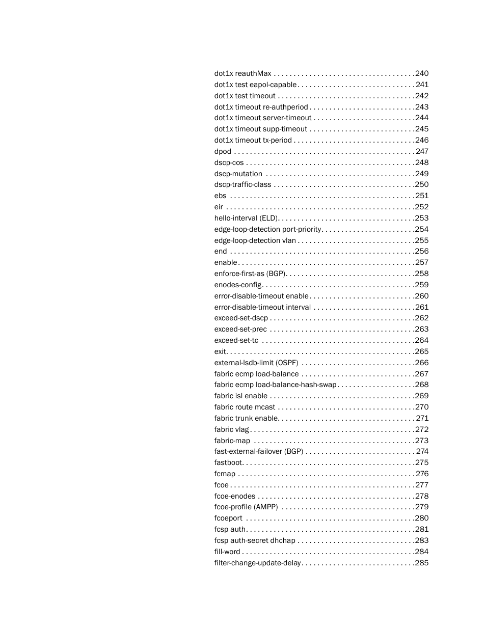 Brocade Network OS Command Reference v4.1.0 User Manual | Page 10 / 1418