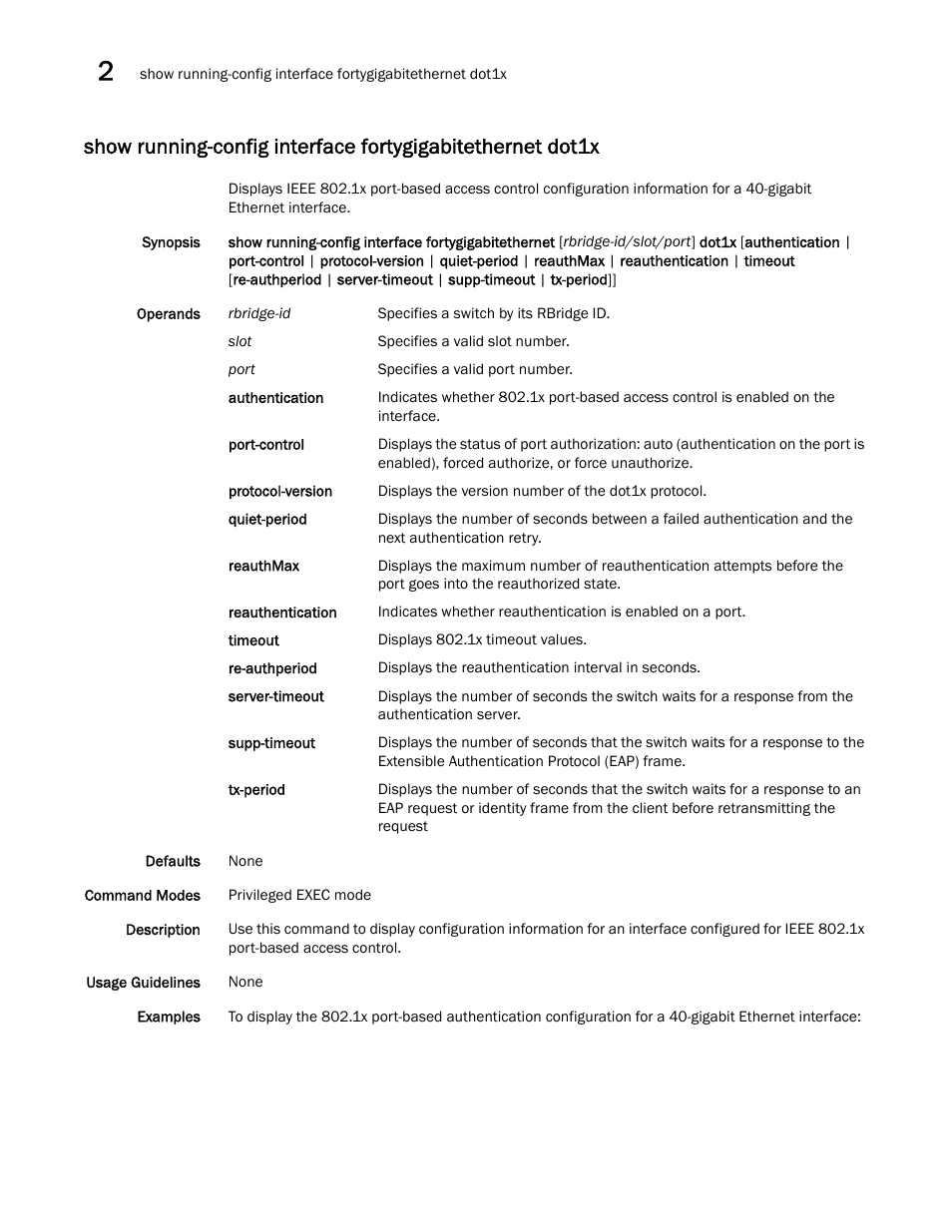 Brocade Network OS Command Reference v4.1.0 User Manual | Page 1056 / 1418