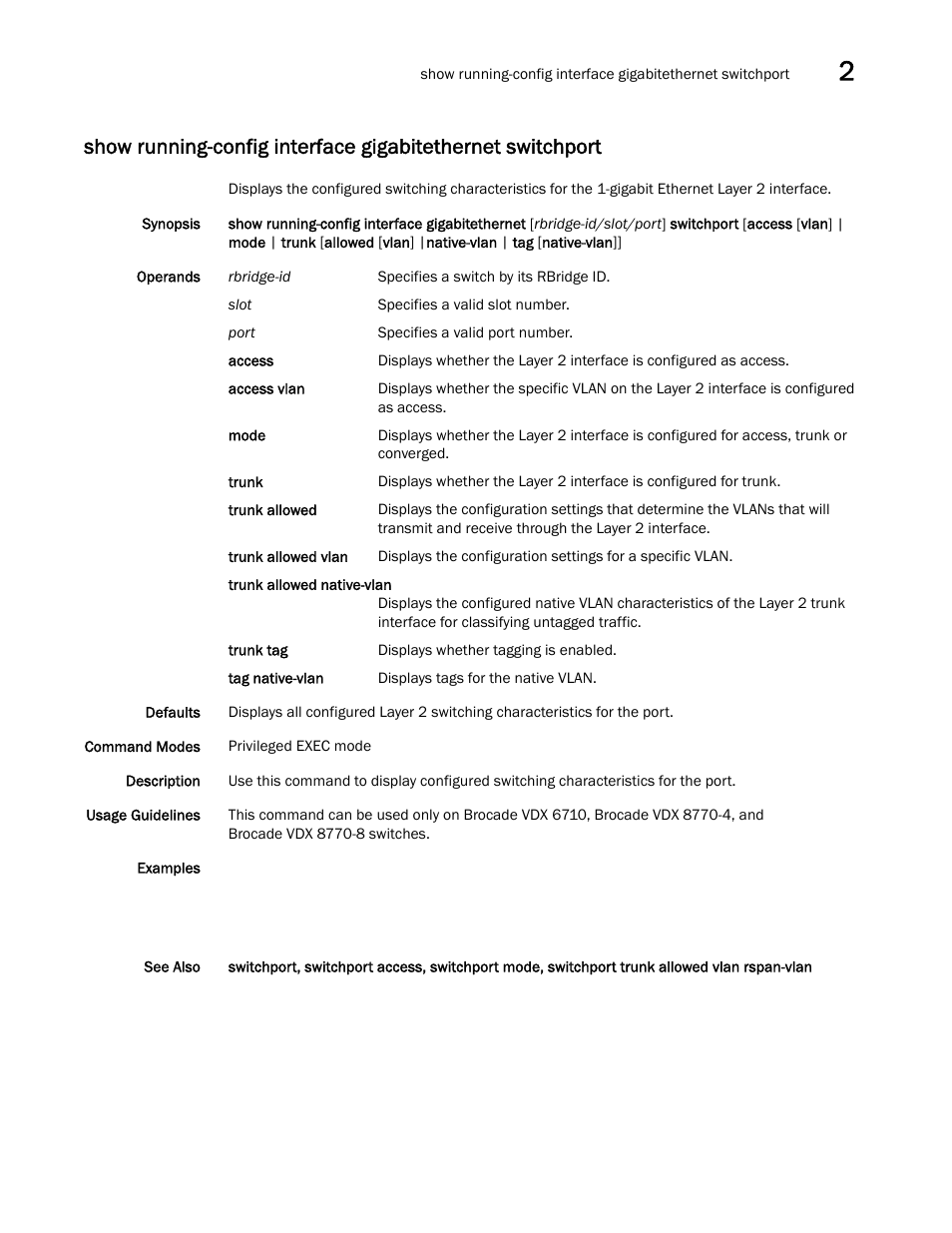 Brocade Network OS Command Reference v4.1.0 User Manual | Page 1089 / 1418