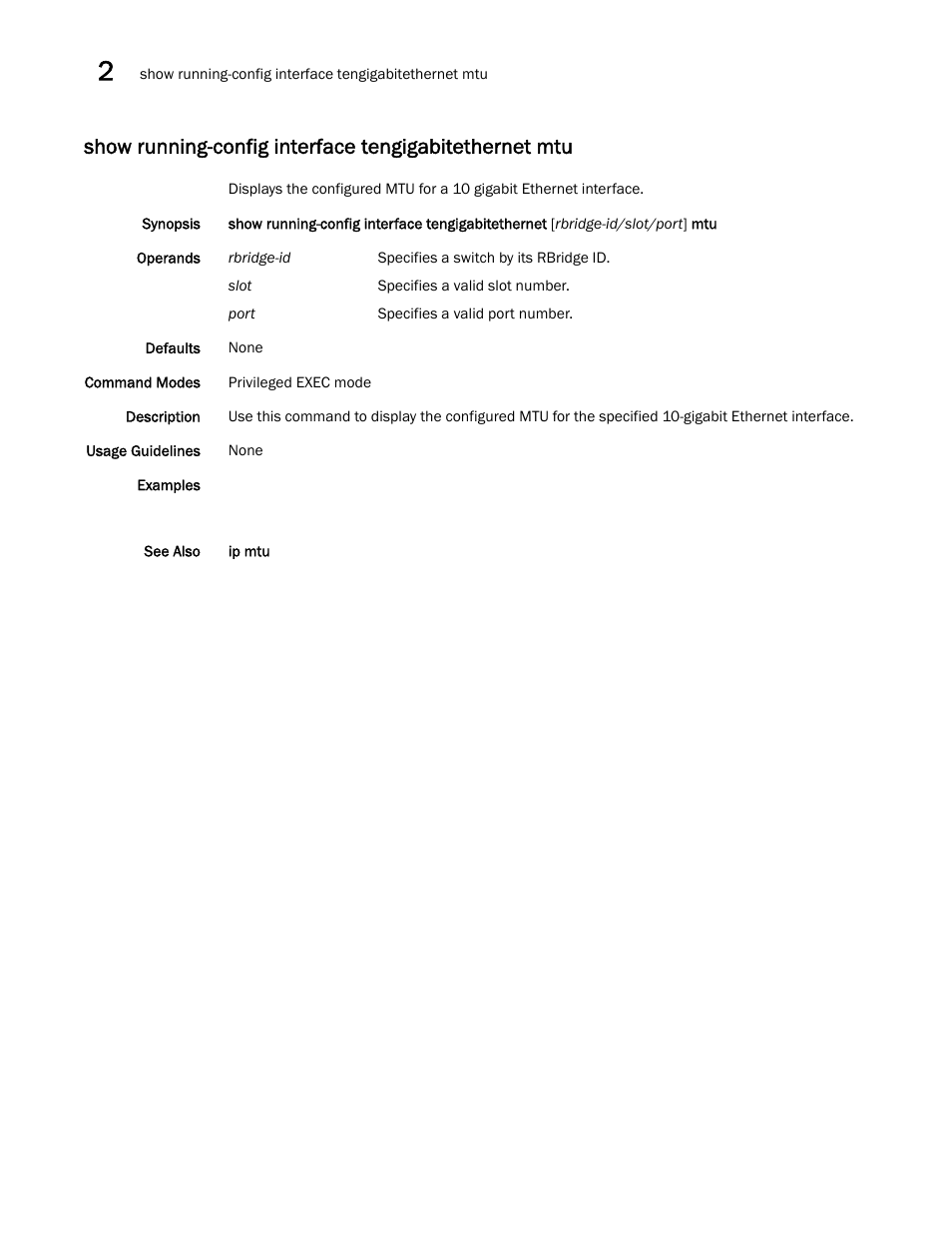 Brocade Network OS Command Reference v4.1.0 User Manual | Page 1106 / 1418