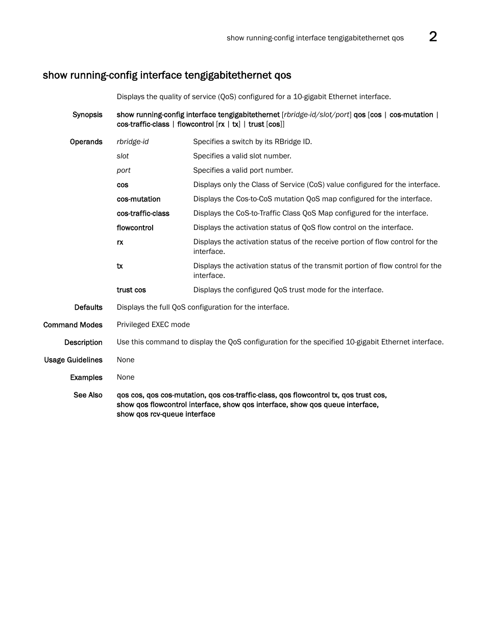 Brocade Network OS Command Reference v4.1.0 User Manual | Page 1109 / 1418