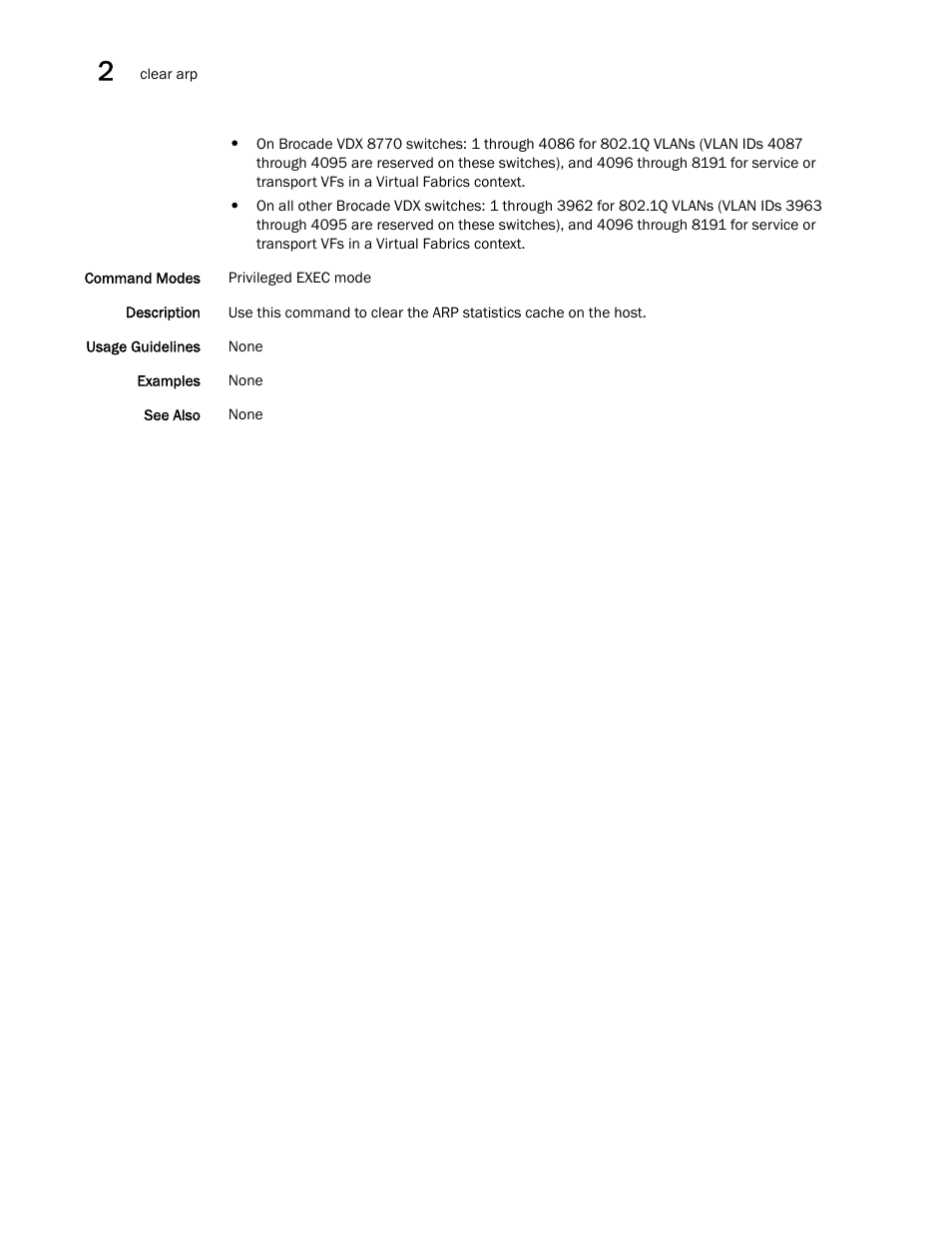 Brocade Network OS Command Reference v4.1.0 User Manual | Page 124 / 1418