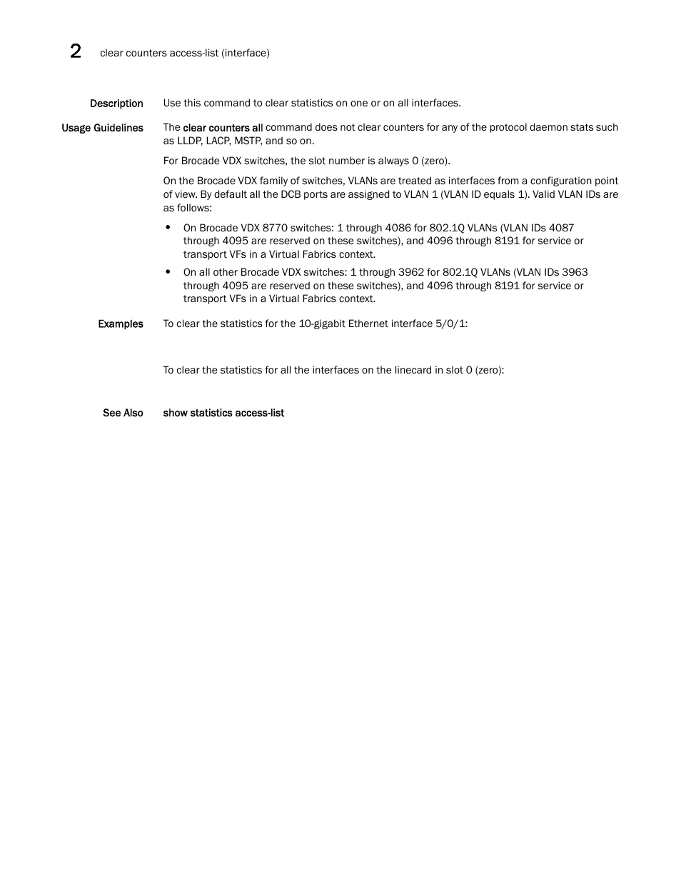 Brocade Network OS Command Reference v4.1.0 User Manual | Page 130 / 1418