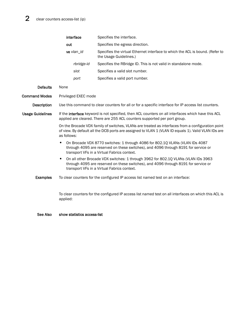 Brocade Network OS Command Reference v4.1.0 User Manual | Page 132 / 1418