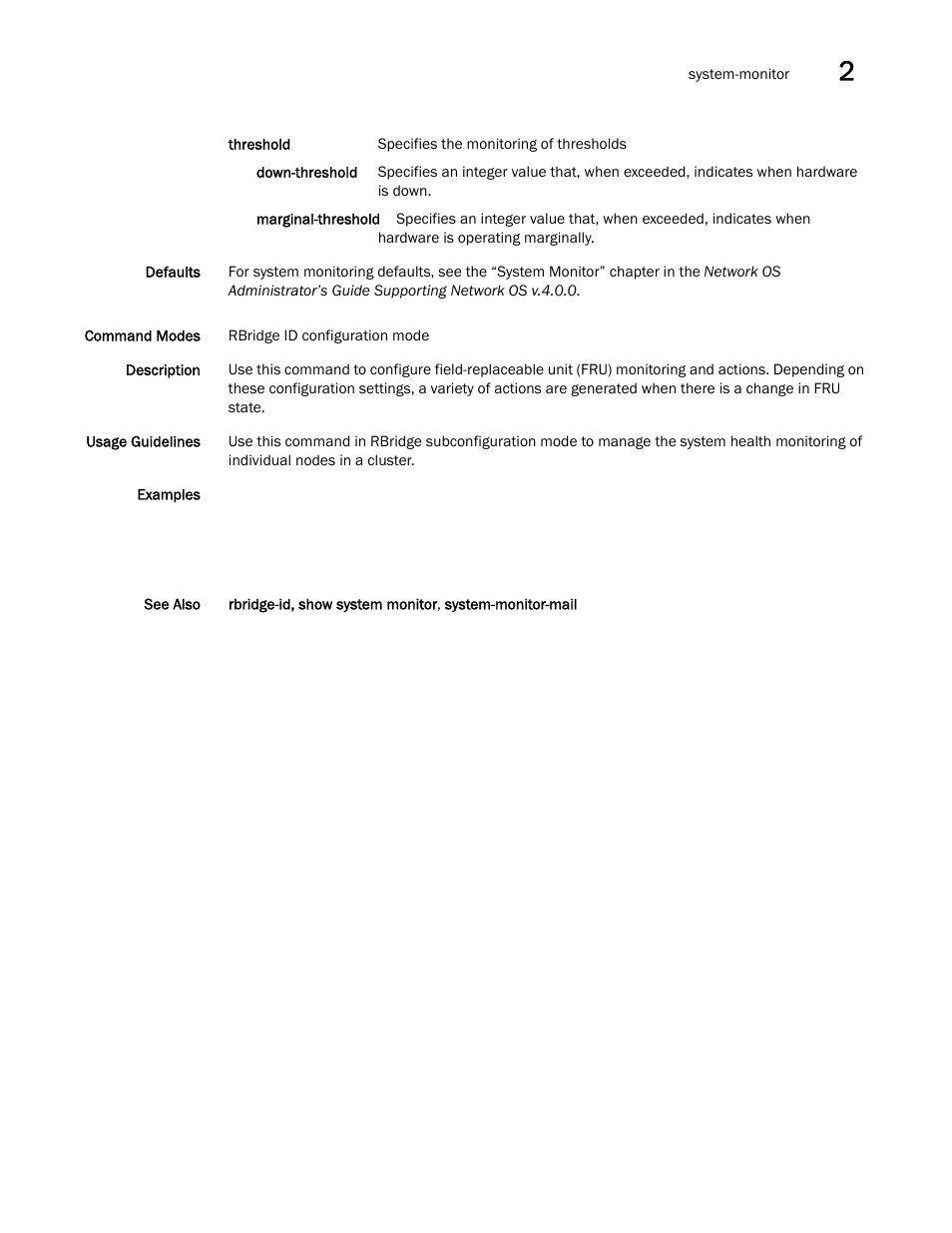 Brocade Network OS Command Reference v4.1.0 User Manual | Page 1335 / 1418