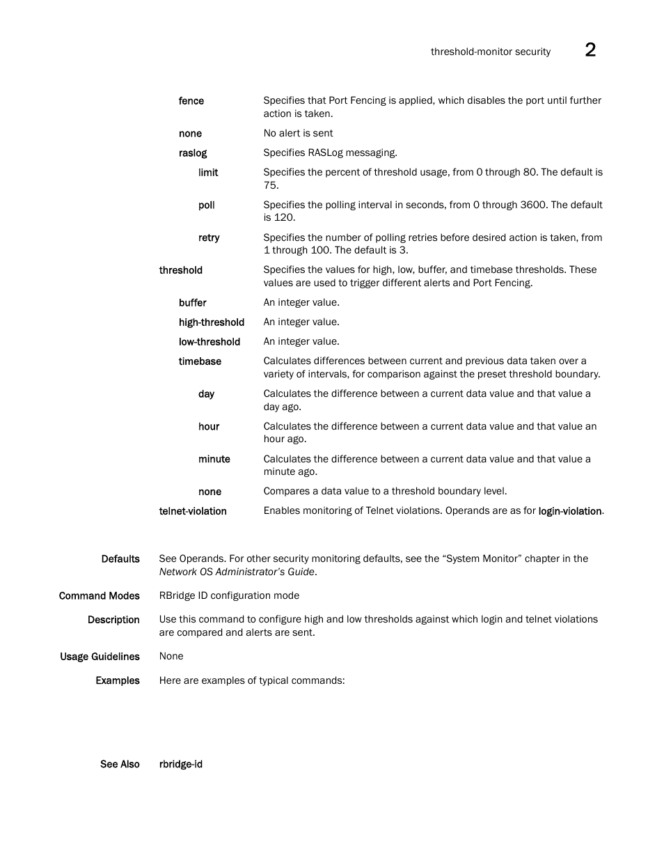 Brocade Network OS Command Reference v4.1.0 User Manual | Page 1355 / 1418