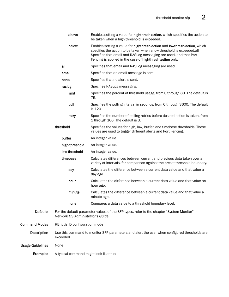 Brocade Network OS Command Reference v4.1.0 User Manual | Page 1357 / 1418