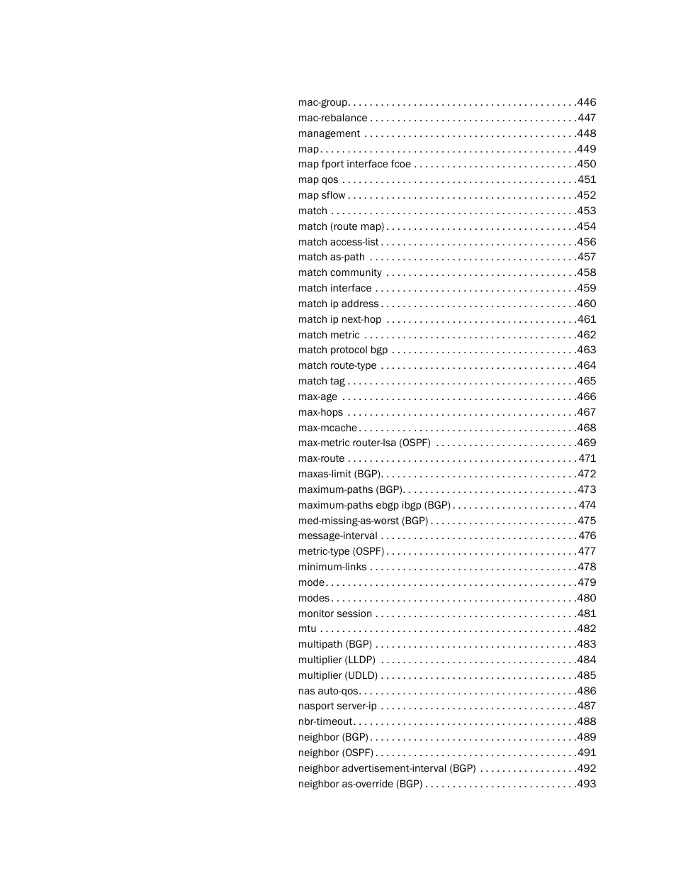 Brocade Network OS Command Reference v4.1.0 User Manual | Page 14 / 1418