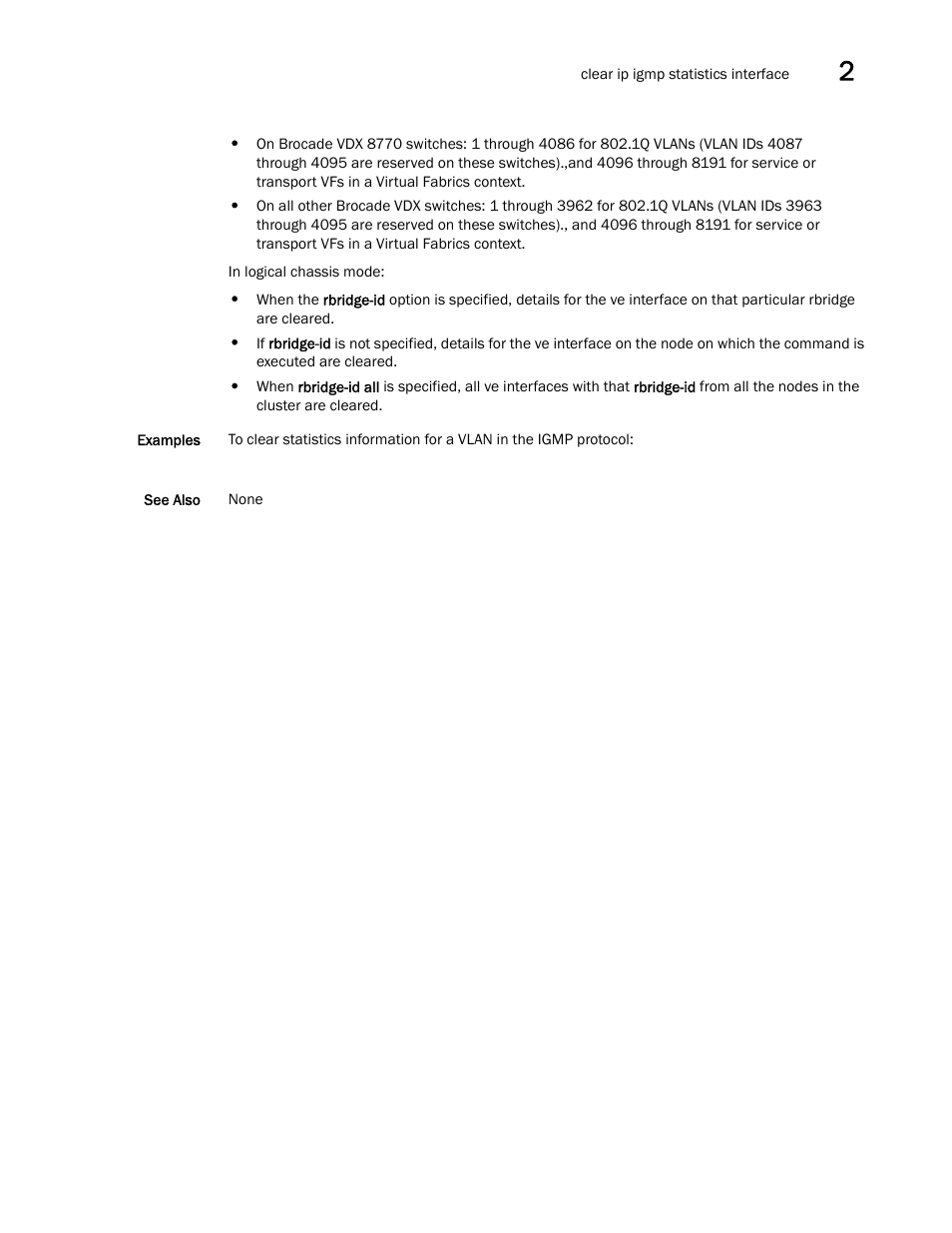 Brocade Network OS Command Reference v4.1.0 User Manual | Page 159 / 1418