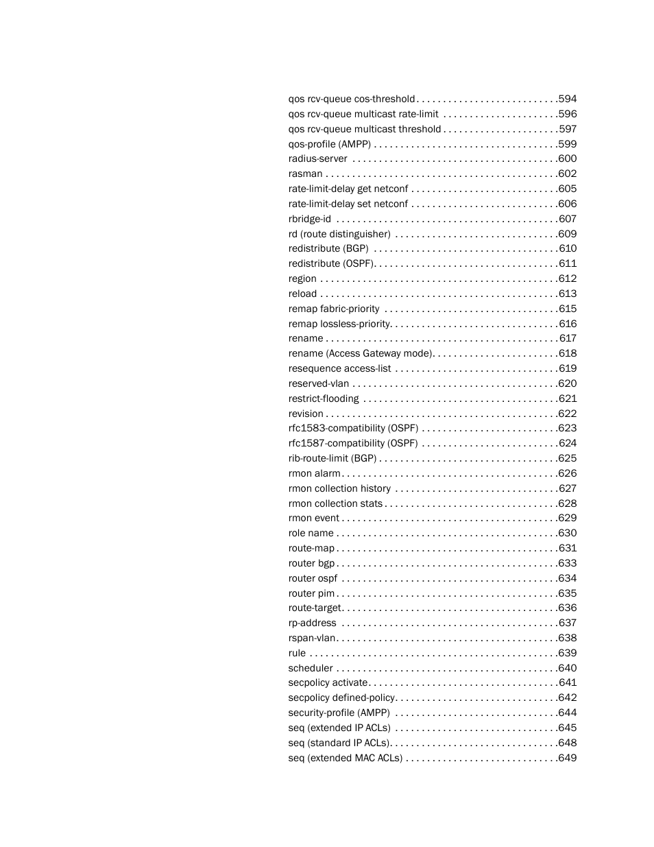 Brocade Network OS Command Reference v4.1.0 User Manual | Page 17 / 1418