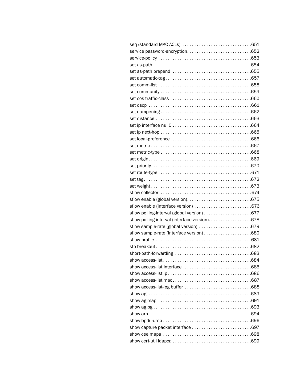 Brocade Network OS Command Reference v4.1.0 User Manual | Page 18 / 1418