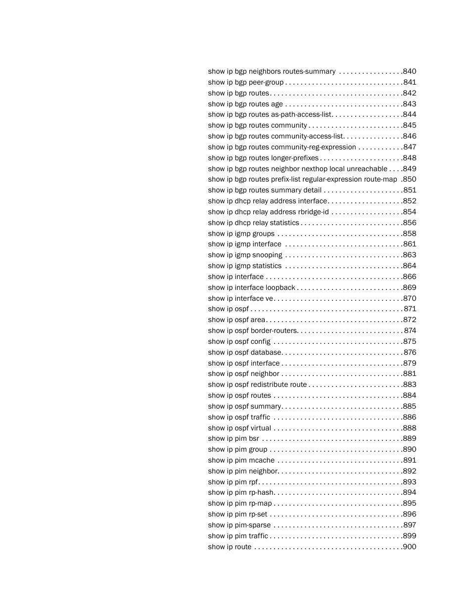 Brocade Network OS Command Reference v4.1.0 User Manual | Page 21 / 1418