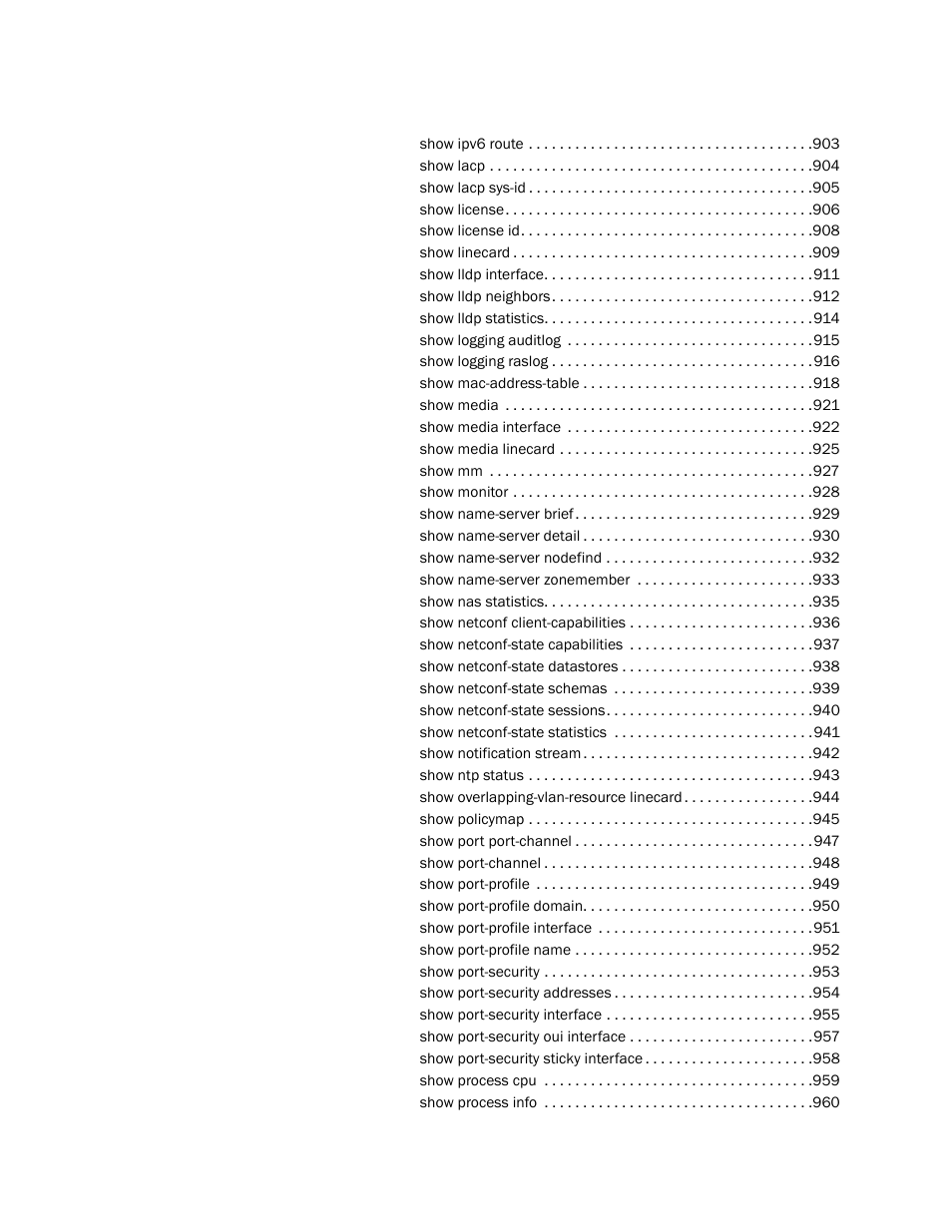 Brocade Network OS Command Reference v4.1.0 User Manual | Page 22 / 1418