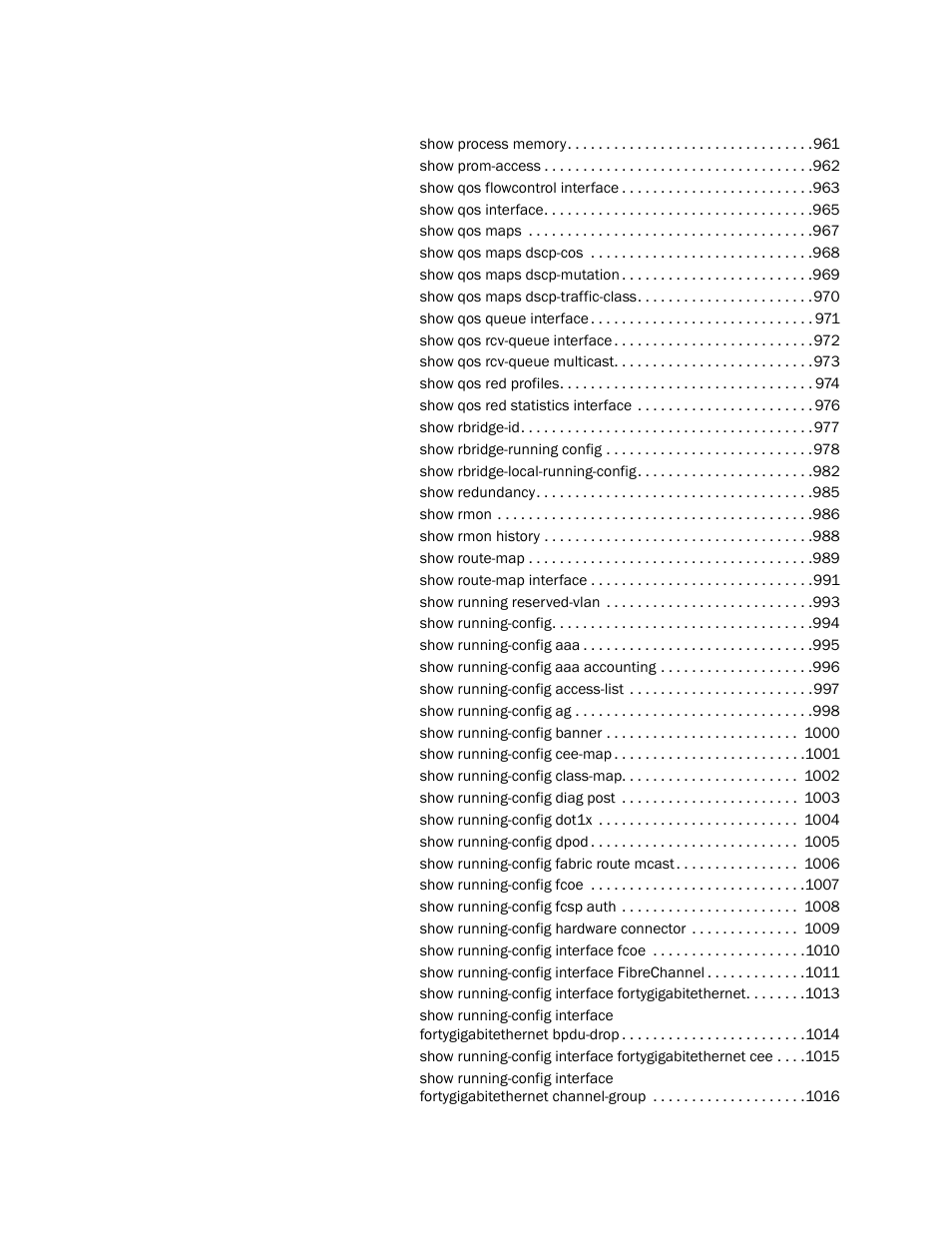 Brocade Network OS Command Reference v4.1.0 User Manual | Page 23 / 1418