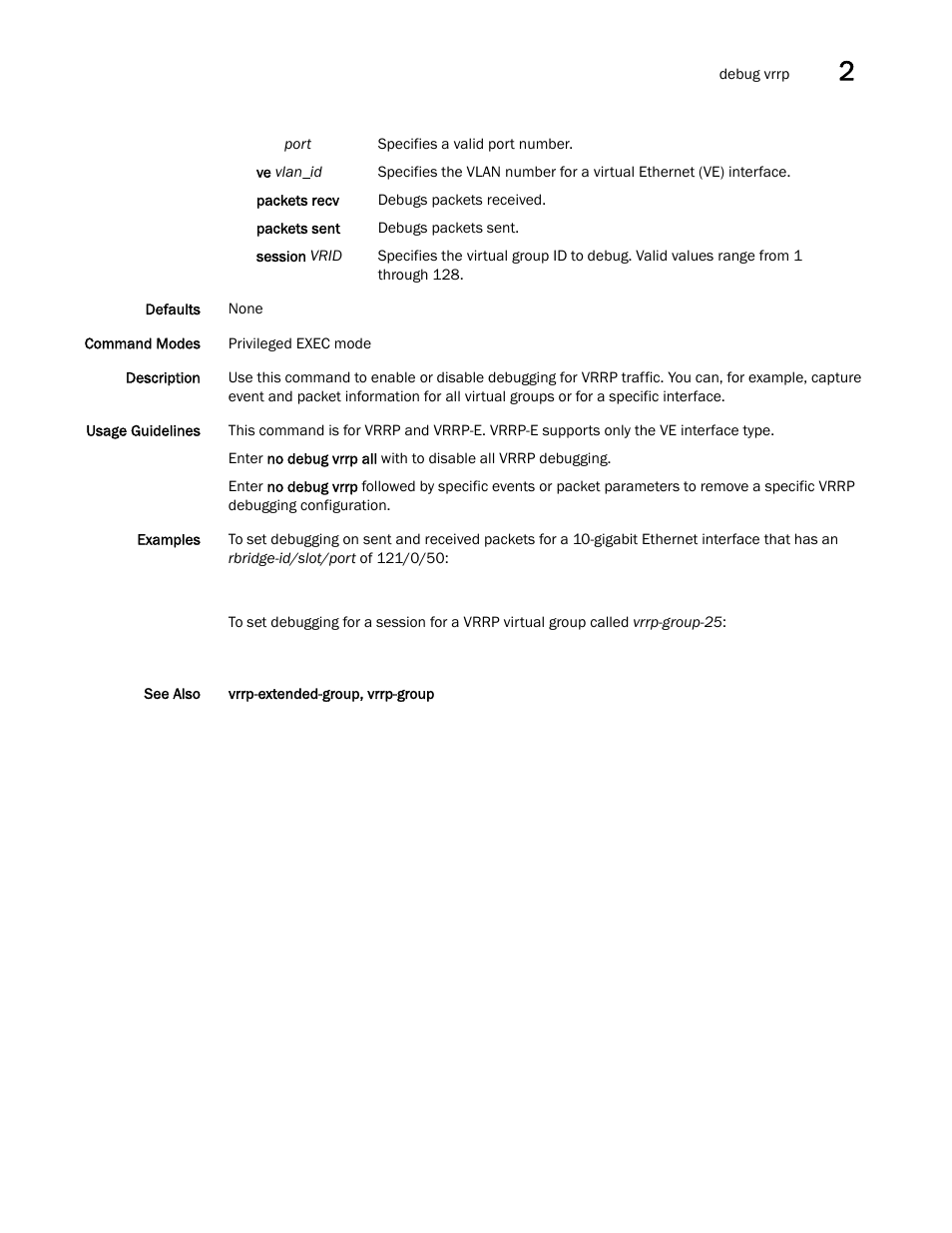 Brocade Network OS Command Reference v4.1.0 User Manual | Page 239 / 1418