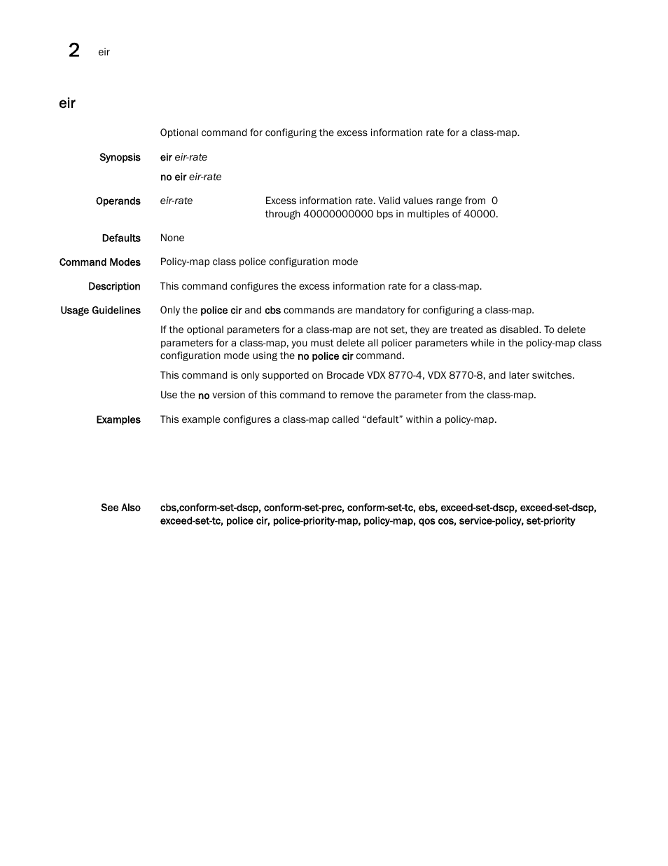 Brocade Network OS Command Reference v4.1.0 User Manual | Page 290 / 1418