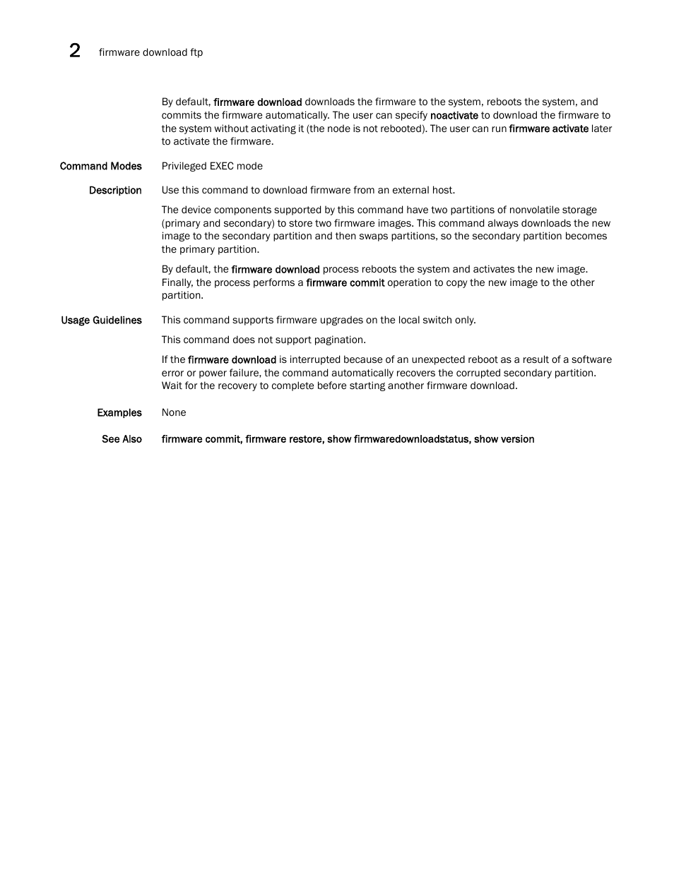 Brocade Network OS Command Reference v4.1.0 User Manual | Page 334 / 1418