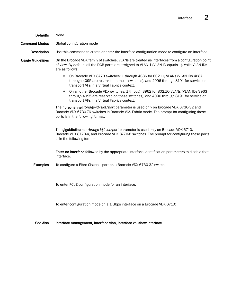 Brocade Network OS Command Reference v4.1.0 User Manual | Page 367 / 1418