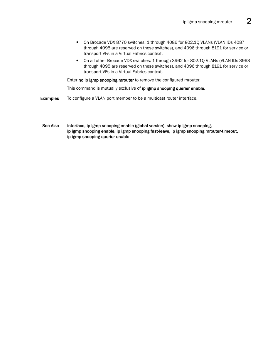 Brocade Network OS Command Reference v4.1.0 User Manual | Page 401 / 1418