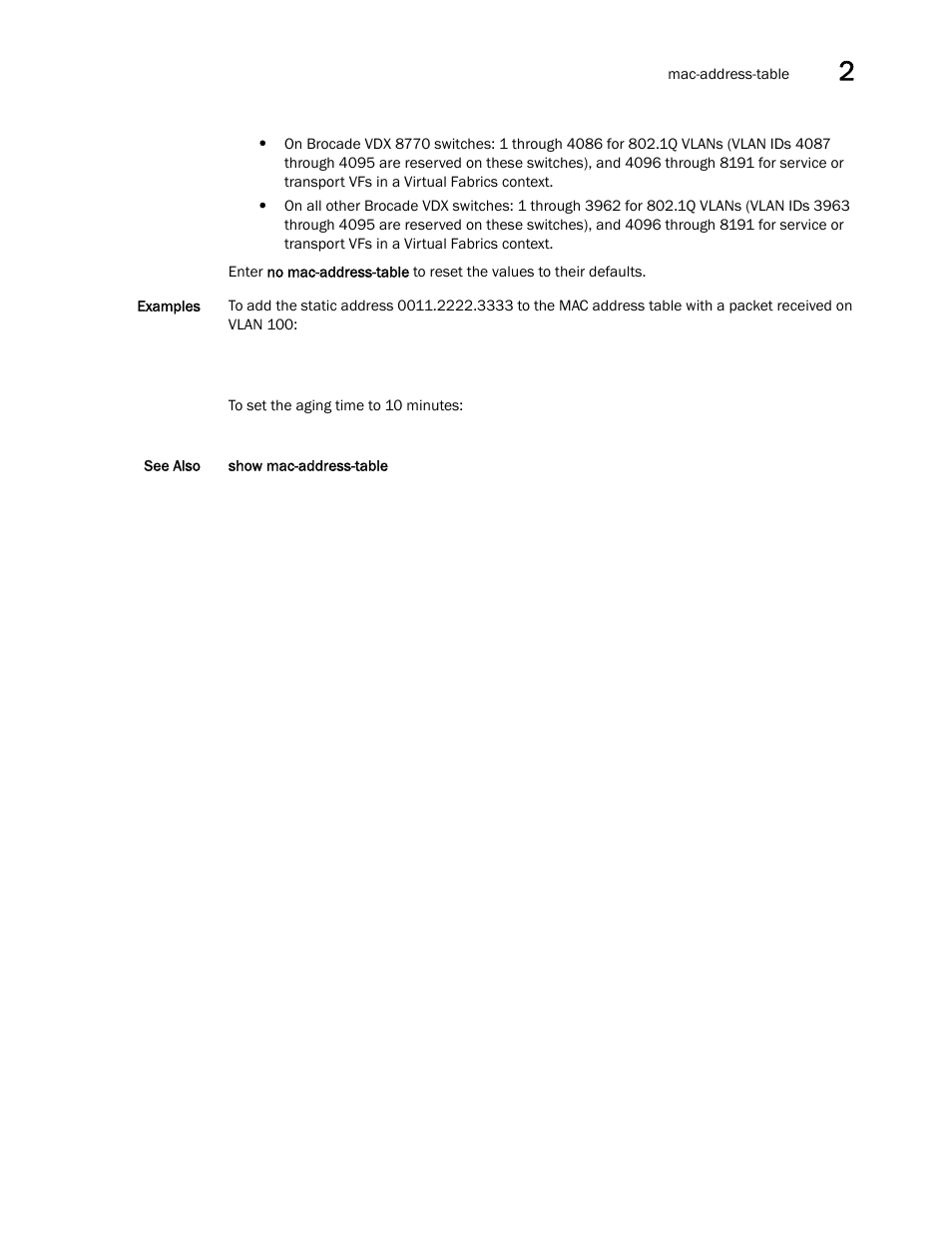 Brocade Network OS Command Reference v4.1.0 User Manual | Page 483 / 1418