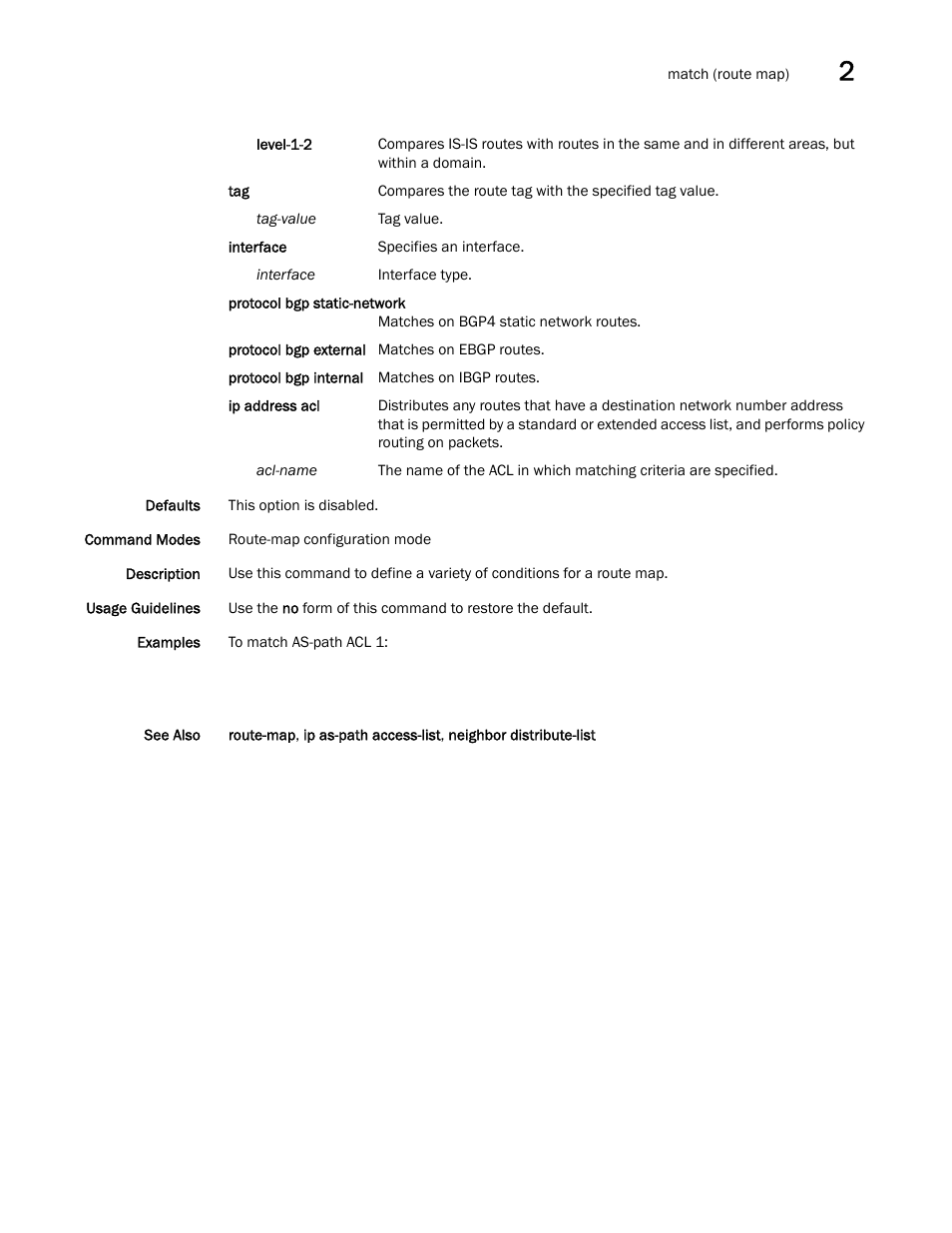 Brocade Network OS Command Reference v4.1.0 User Manual | Page 493 / 1418