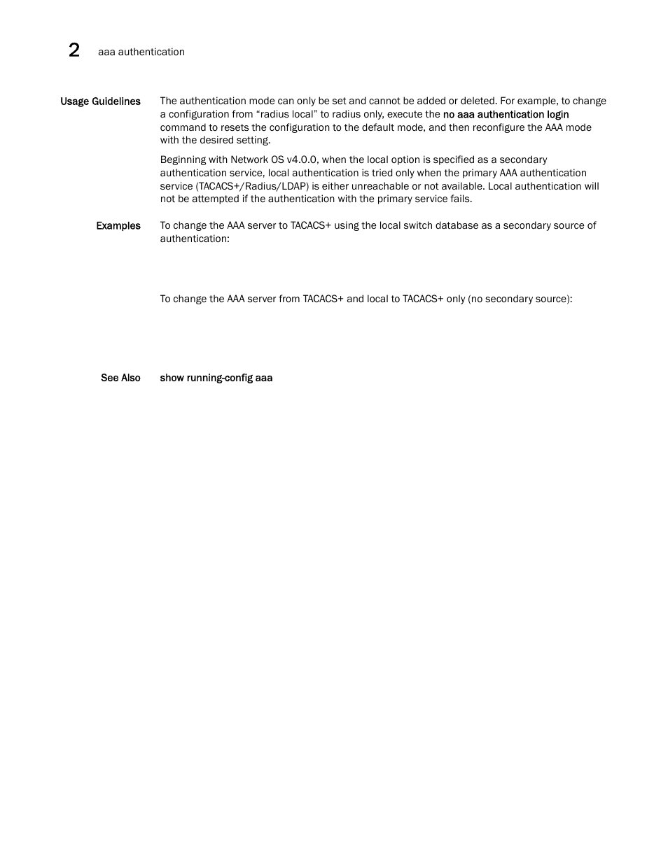 Brocade Network OS Command Reference v4.1.0 User Manual | Page 54 / 1418