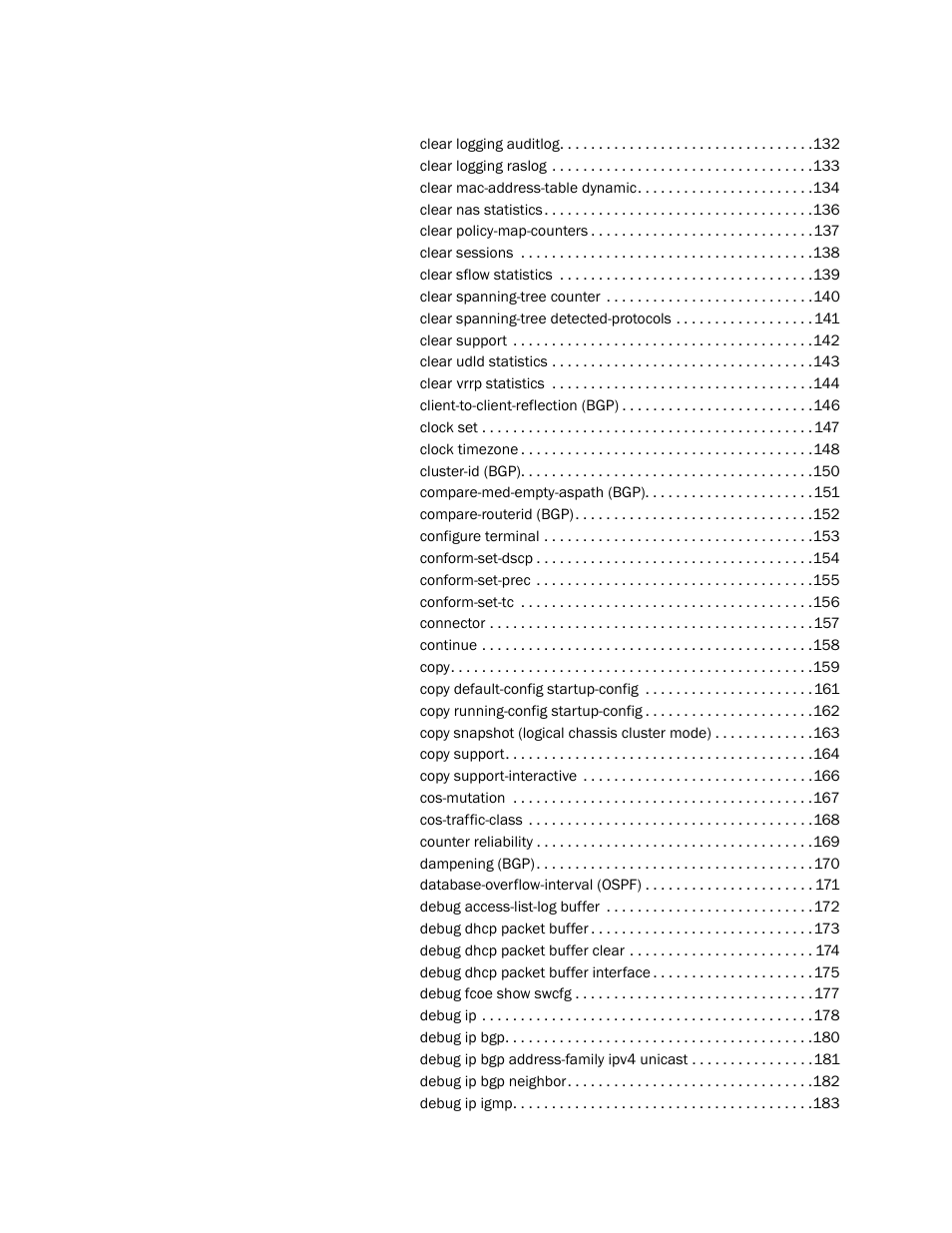 Brocade Network OS Command Reference v4.1.0 User Manual | Page 8 / 1418