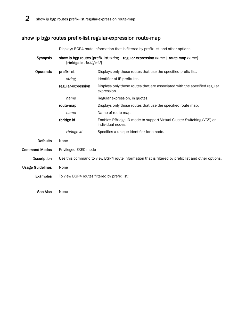 Brocade Network OS Command Reference v4.1.0 User Manual | Page 888 / 1418