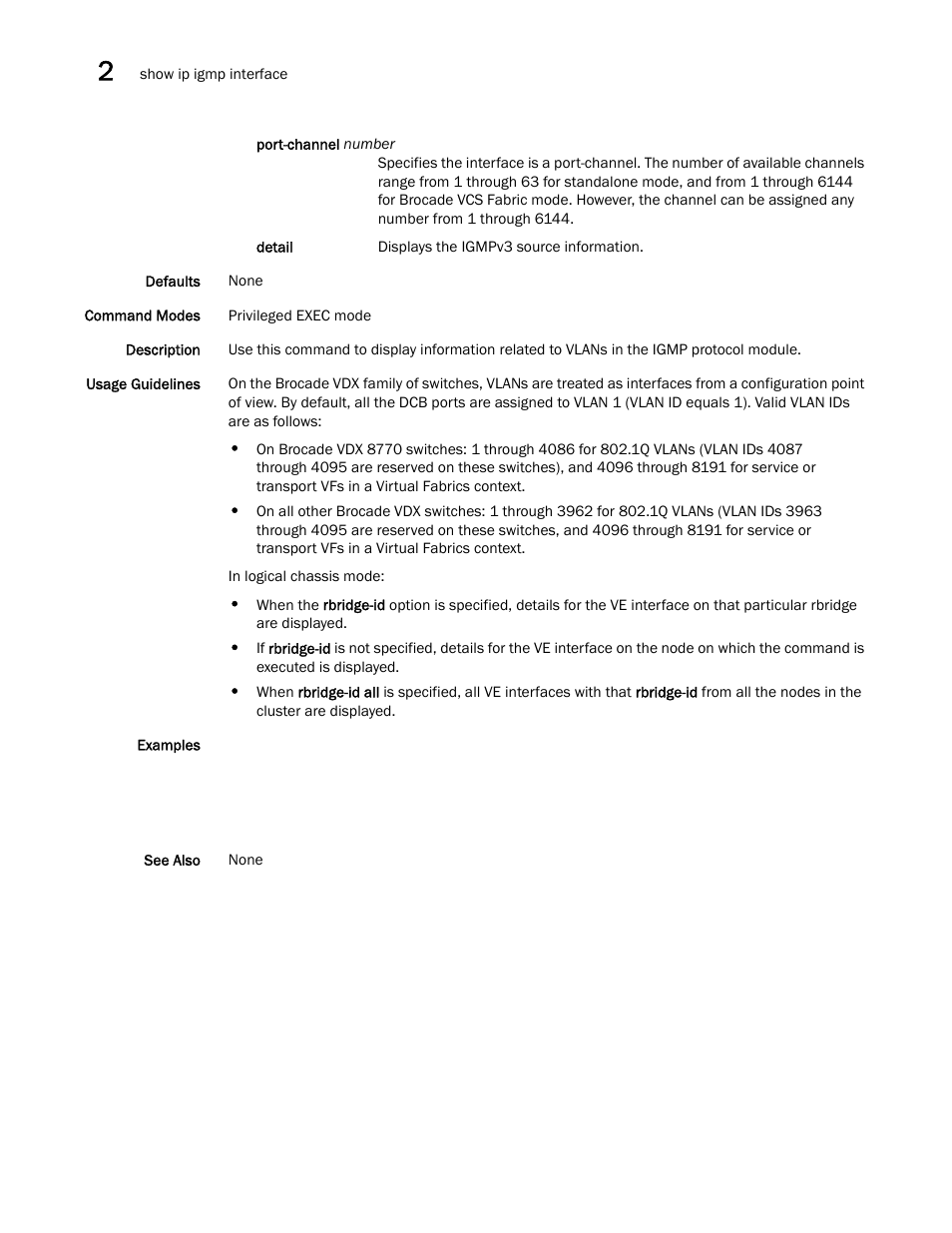 Brocade Network OS Command Reference v4.1.0 User Manual | Page 900 / 1418