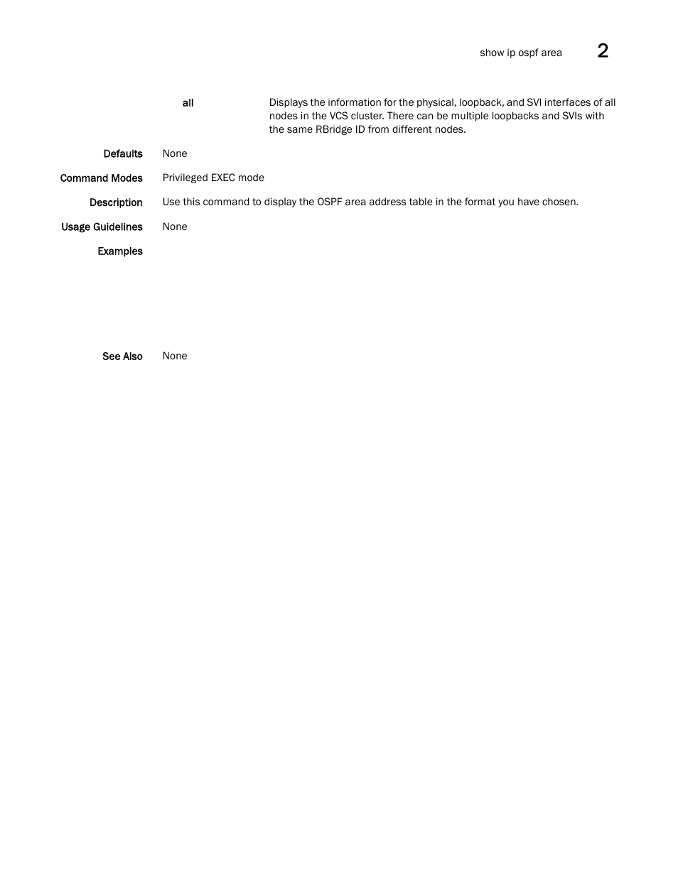 Brocade Network OS Command Reference v4.1.0 User Manual | Page 911 / 1418