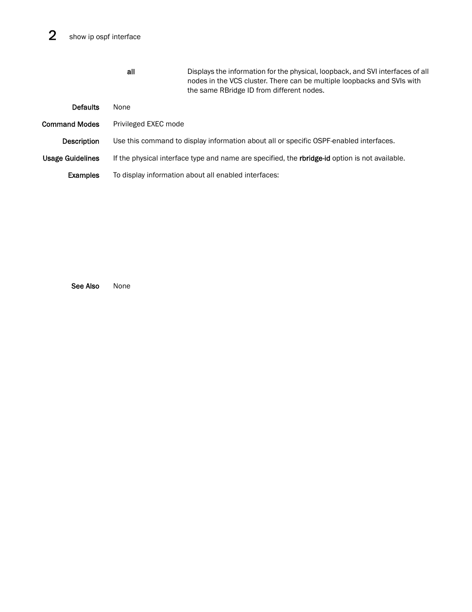 Brocade Network OS Command Reference v4.1.0 User Manual | Page 918 / 1418