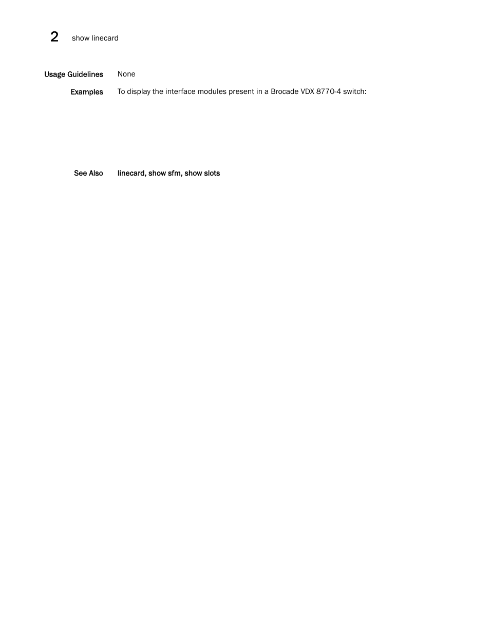 Brocade Network OS Command Reference v4.1.0 User Manual | Page 948 / 1418