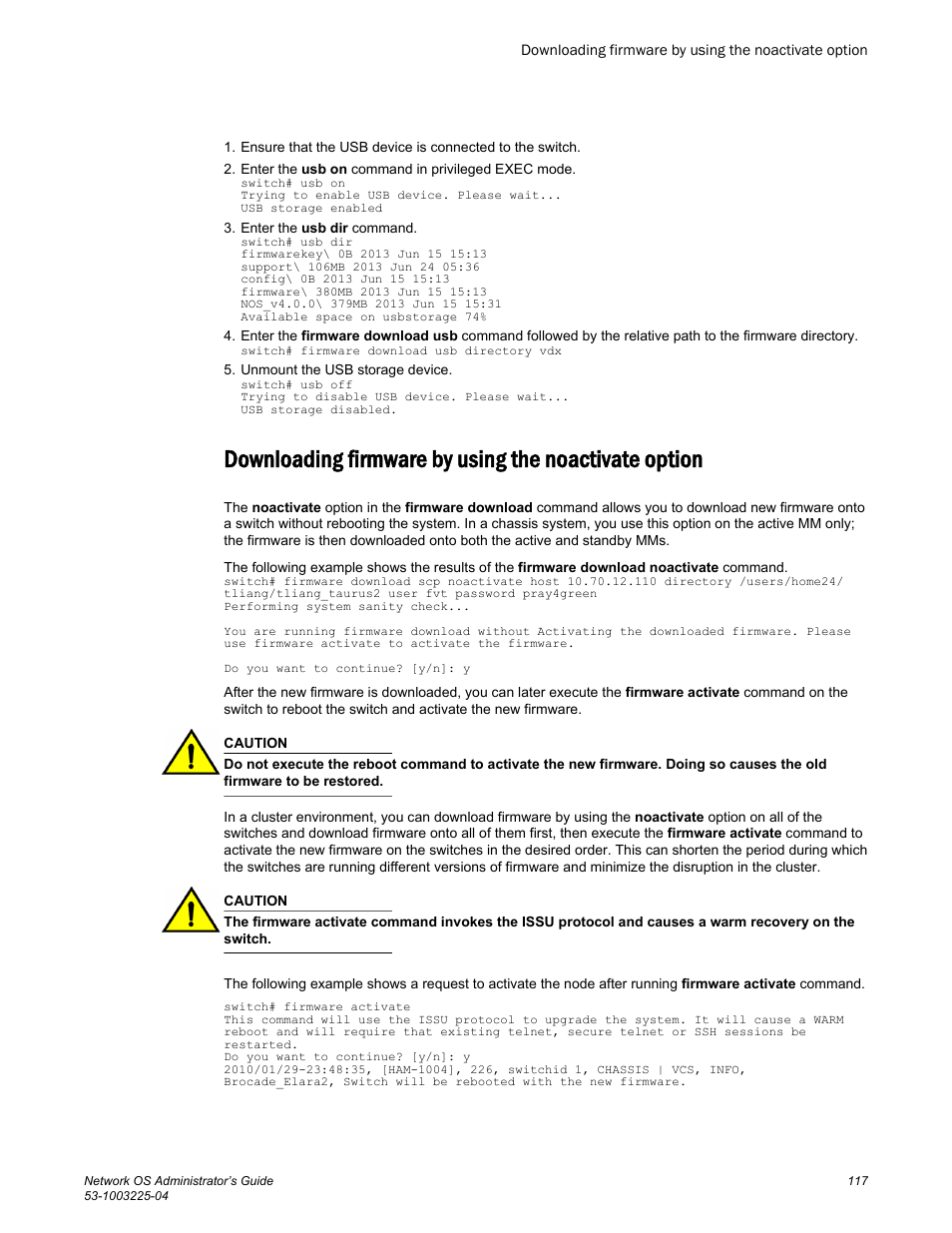 Brocade Network OS Administrator’s Guide v4.1.1 User Manual | Page 117 / 748