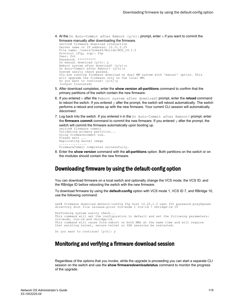 Brocade Network OS Administrator’s Guide v4.1.1 User Manual | Page 119 / 748