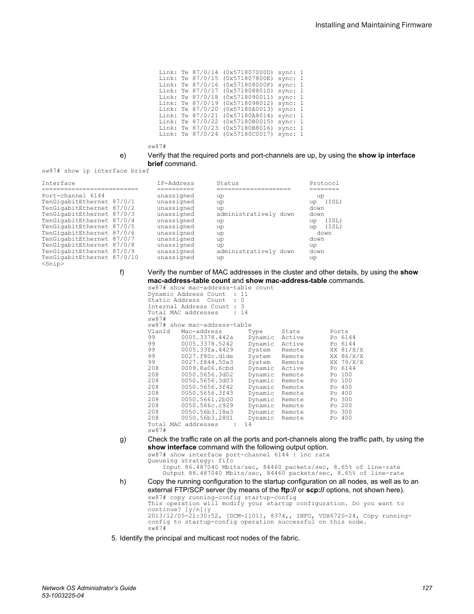 Brocade Network OS Administrator’s Guide v4.1.1 User Manual | Page 127 / 748