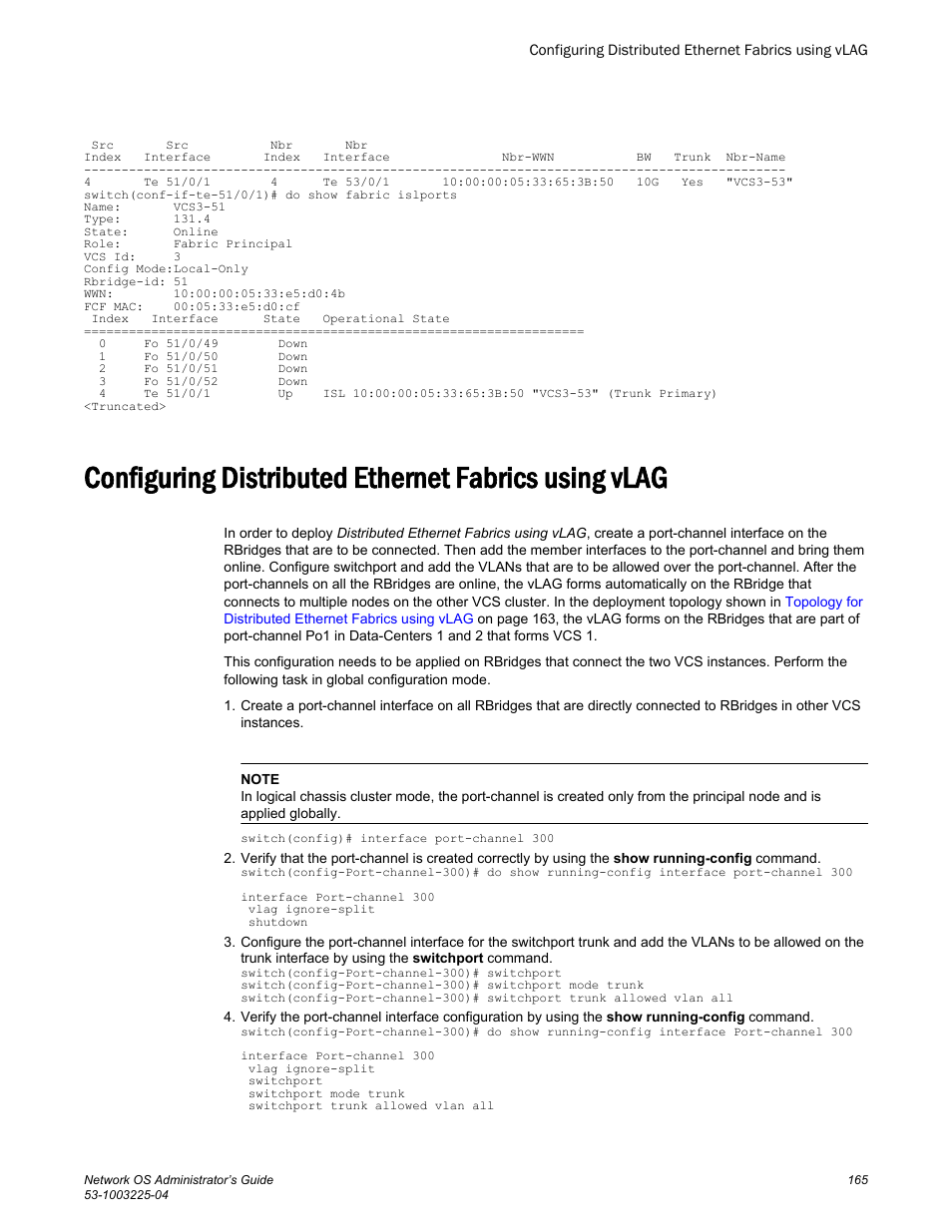 Brocade Network OS Administrator’s Guide v4.1.1 User Manual | Page 165 / 748