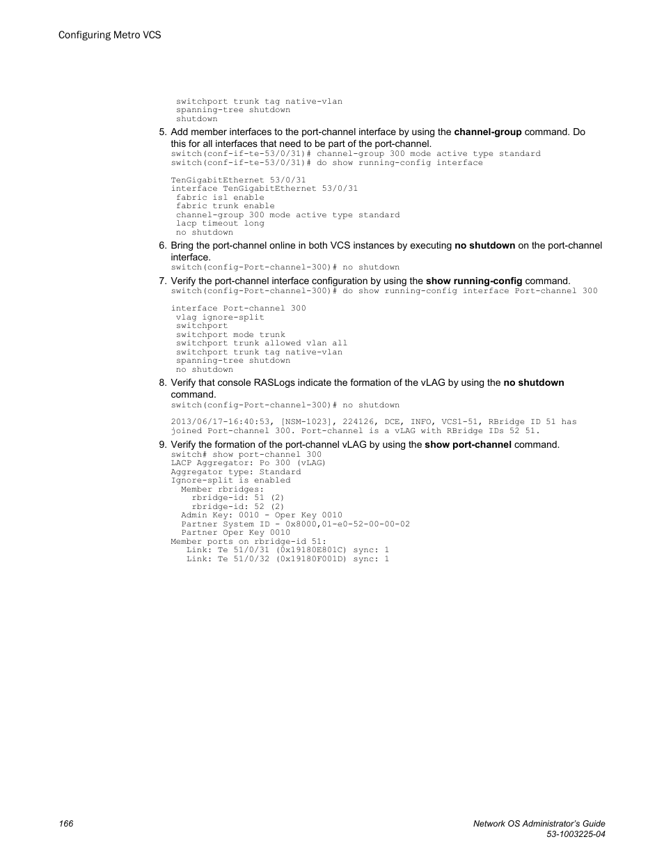 Brocade Network OS Administrator’s Guide v4.1.1 User Manual | Page 166 / 748