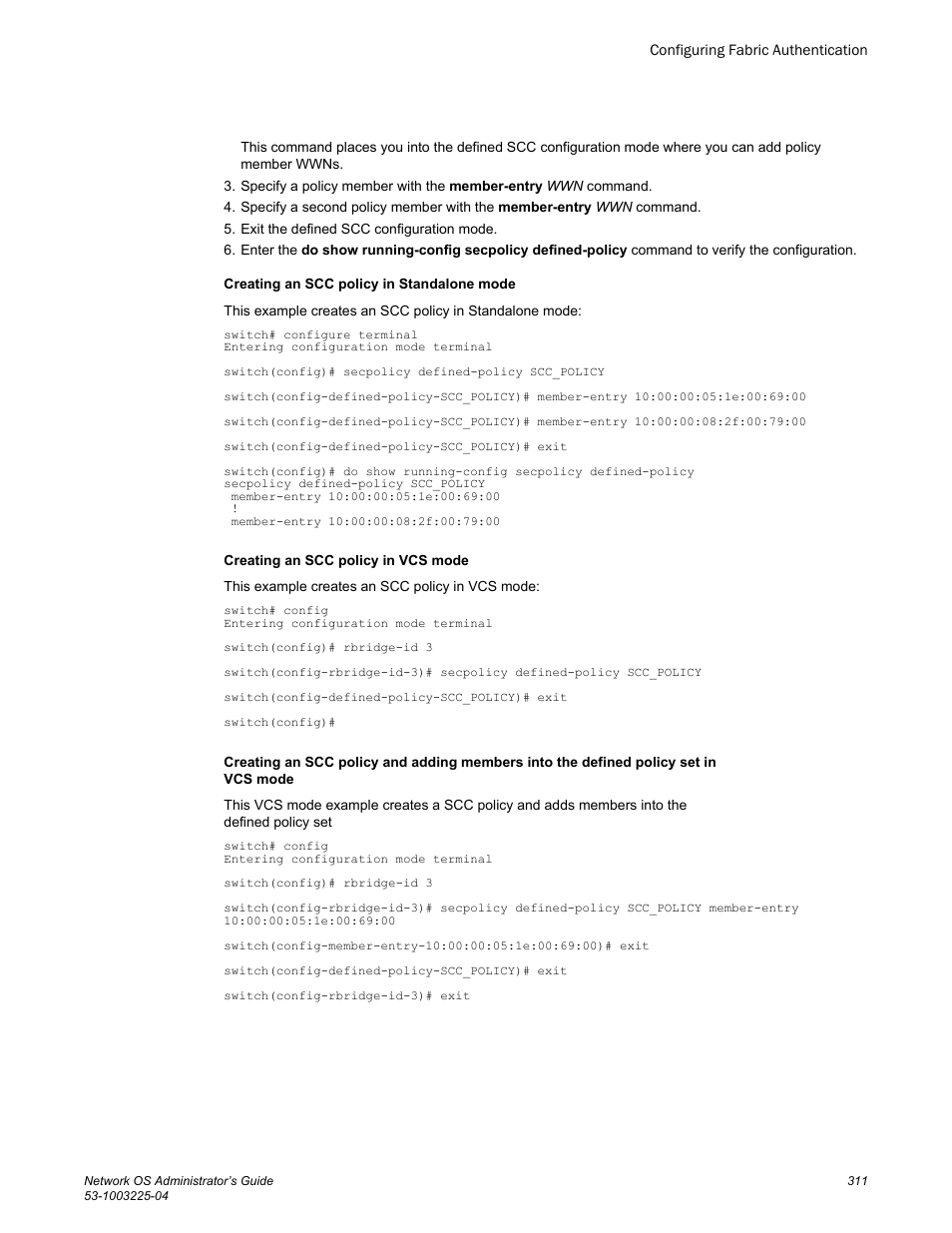 Brocade Network OS Administrator’s Guide v4.1.1 User Manual | Page 311 / 748