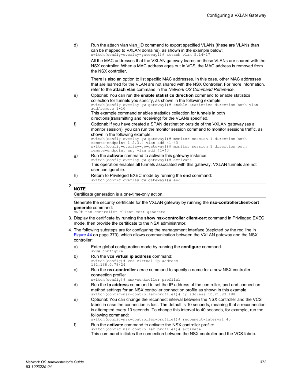 Brocade Network OS Administrator’s Guide v4.1.1 User Manual | Page 373 / 748