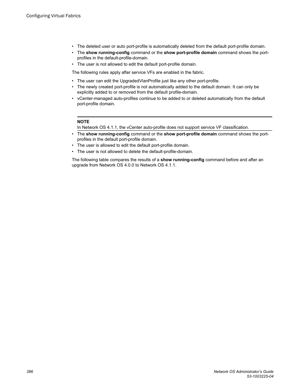 Brocade Network OS Administrator’s Guide v4.1.1 User Manual | Page 386 / 748