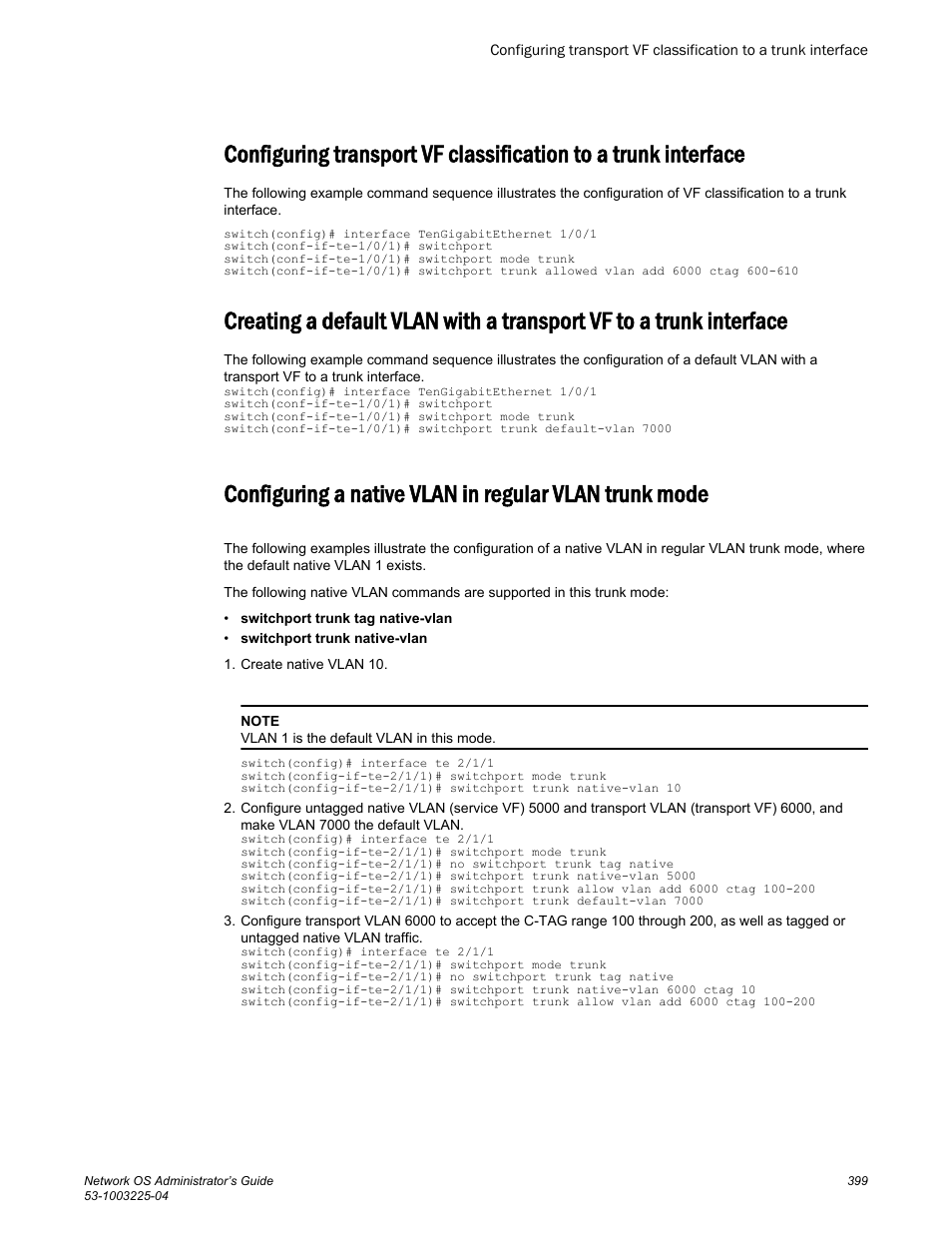 Brocade Network OS Administrator’s Guide v4.1.1 User Manual | Page 399 / 748