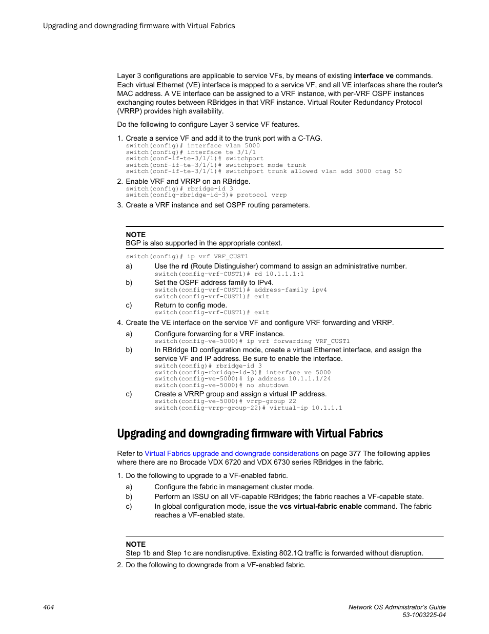 Brocade Network OS Administrator’s Guide v4.1.1 User Manual | Page 404 / 748