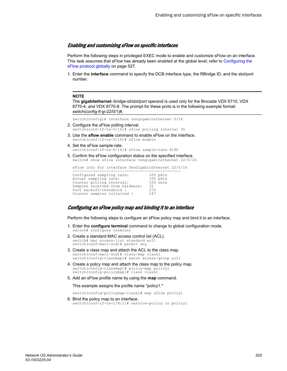 Brocade Network OS Administrator’s Guide v4.1.1 User Manual | Page 529 / 748