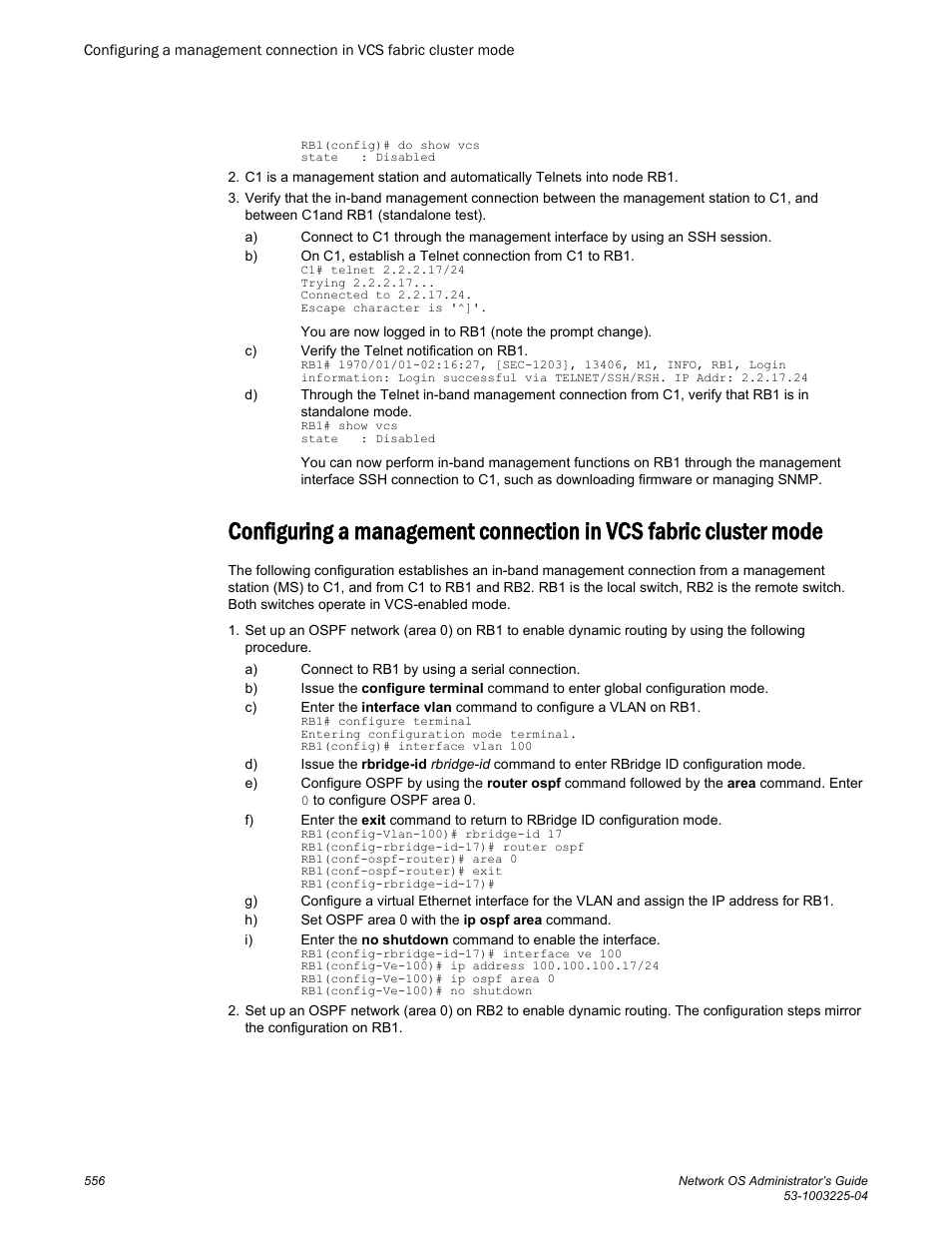 Mode | Brocade Network OS Administrator’s Guide v4.1.1 User Manual | Page 556 / 748