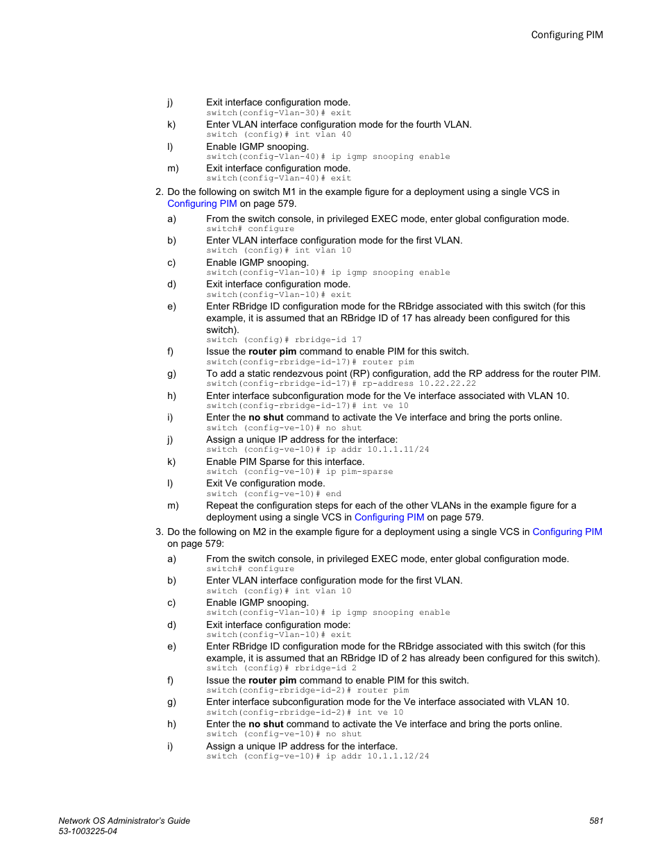 Brocade Network OS Administrator’s Guide v4.1.1 User Manual | Page 581 / 748