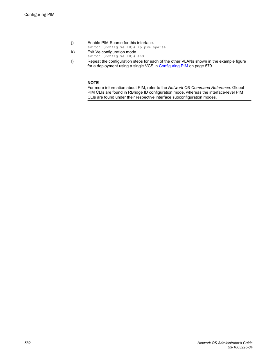 Brocade Network OS Administrator’s Guide v4.1.1 User Manual | Page 582 / 748