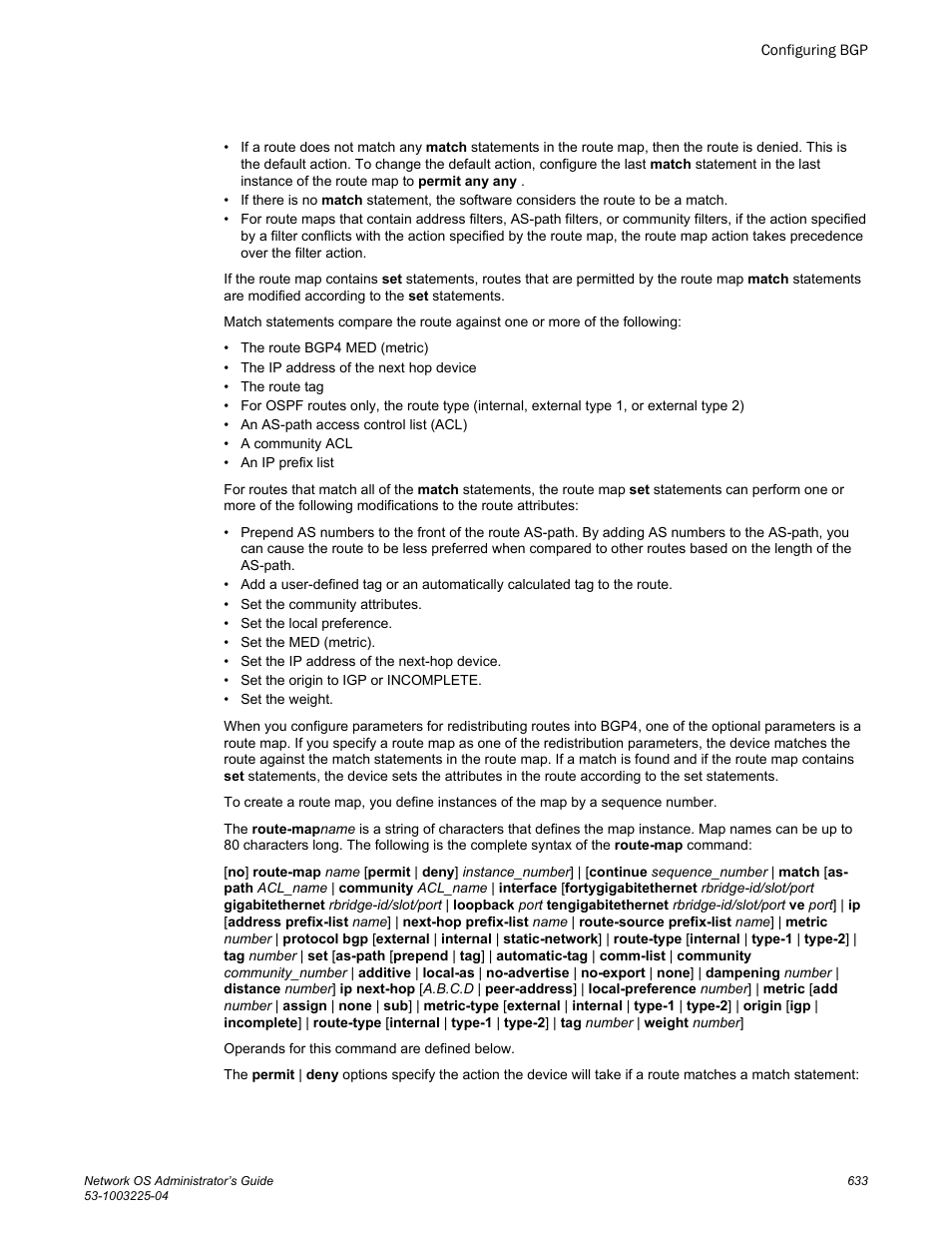 Brocade Network OS Administrator’s Guide v4.1.1 User Manual | Page 633 / 748