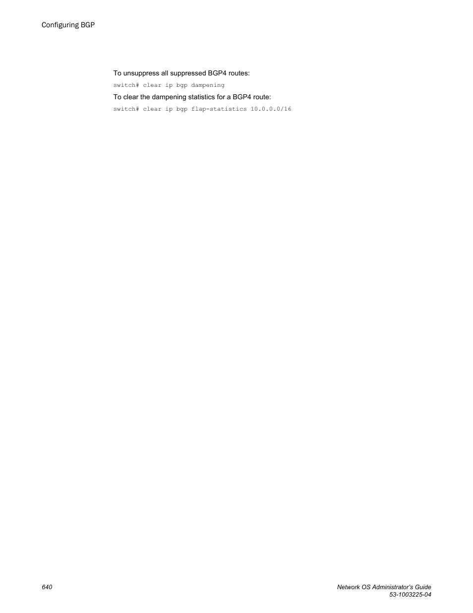 Brocade Network OS Administrator’s Guide v4.1.1 User Manual | Page 640 / 748