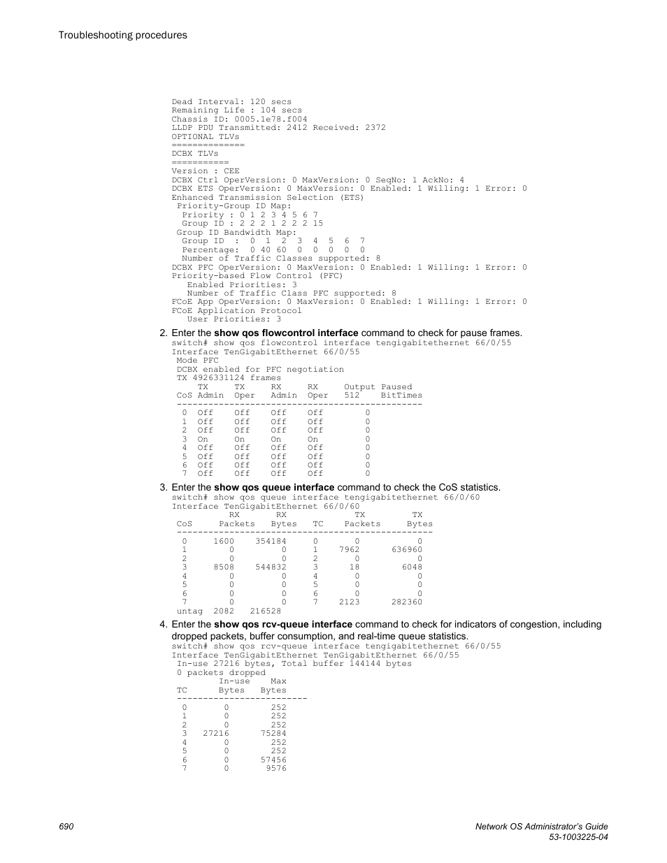 Brocade Network OS Administrator’s Guide v4.1.1 User Manual | Page 690 / 748
